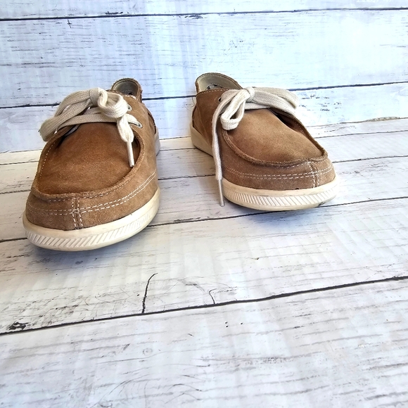 Love ED Belmont Western Boho Tan Suede Lace Up Loafer Sneakers Size 5.5M - Picture 5 of 13